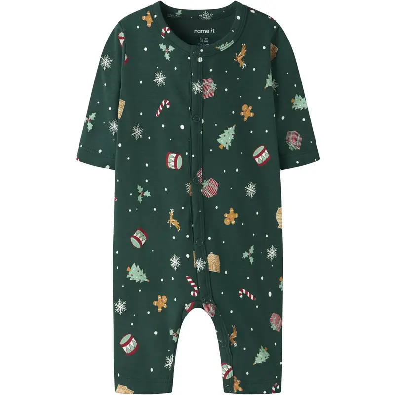 Name It Botanical Garden Xmas Aop Nbnvismas Ls Nightsuit 1