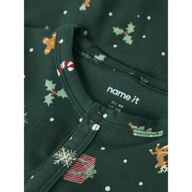 Name It Botanical Garden Xmas Aop Nbnvismas Ls Nightsuit 3