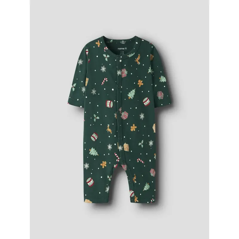 Name It Botanical Garden Xmas Aop Nbnvismas Ls Nightsuit 5