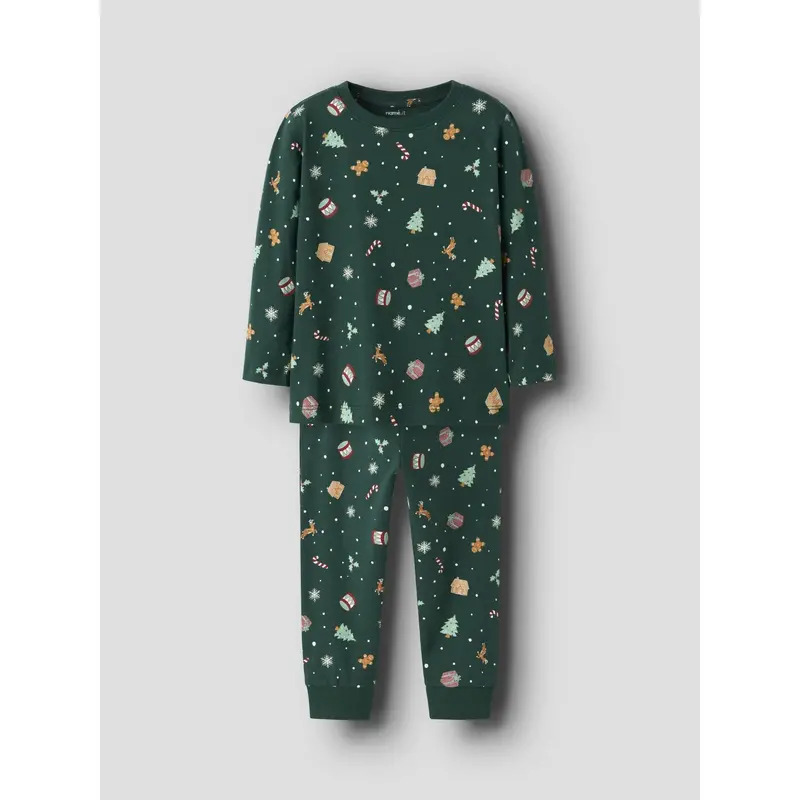 Name It Botanical Garden Xmas Aop Nmnvismas Ls Nightset 5