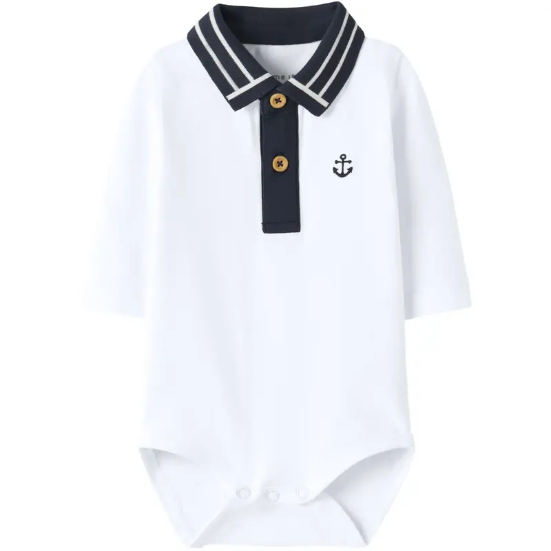 Name It Bright White Anchor Nbmflip Ls Polo Body 1
