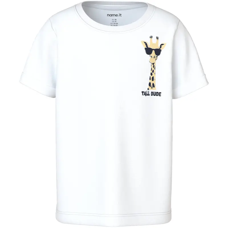 Name It Bright White Giraffe Nmmvux Ss Top 1