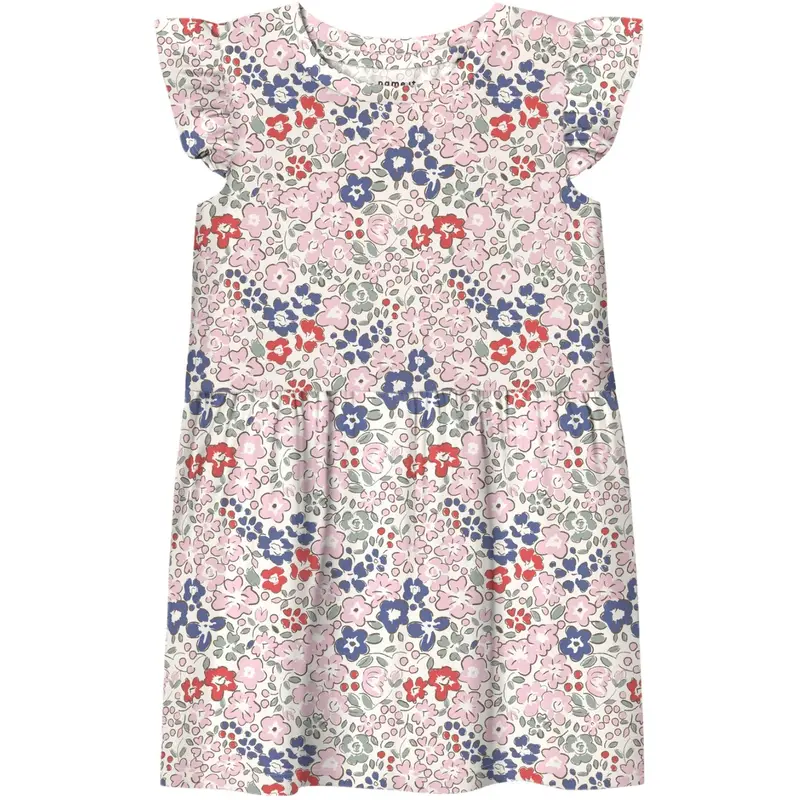 Name It Bright White Haile Cap Dress 1