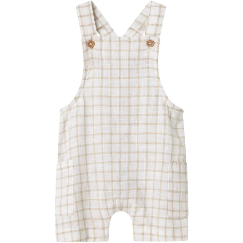 Name It Bright White Halom Short Overall 1