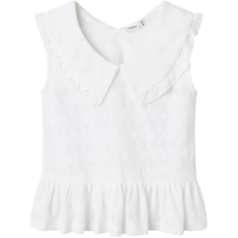 Name It Bright White Holo Short Top 1