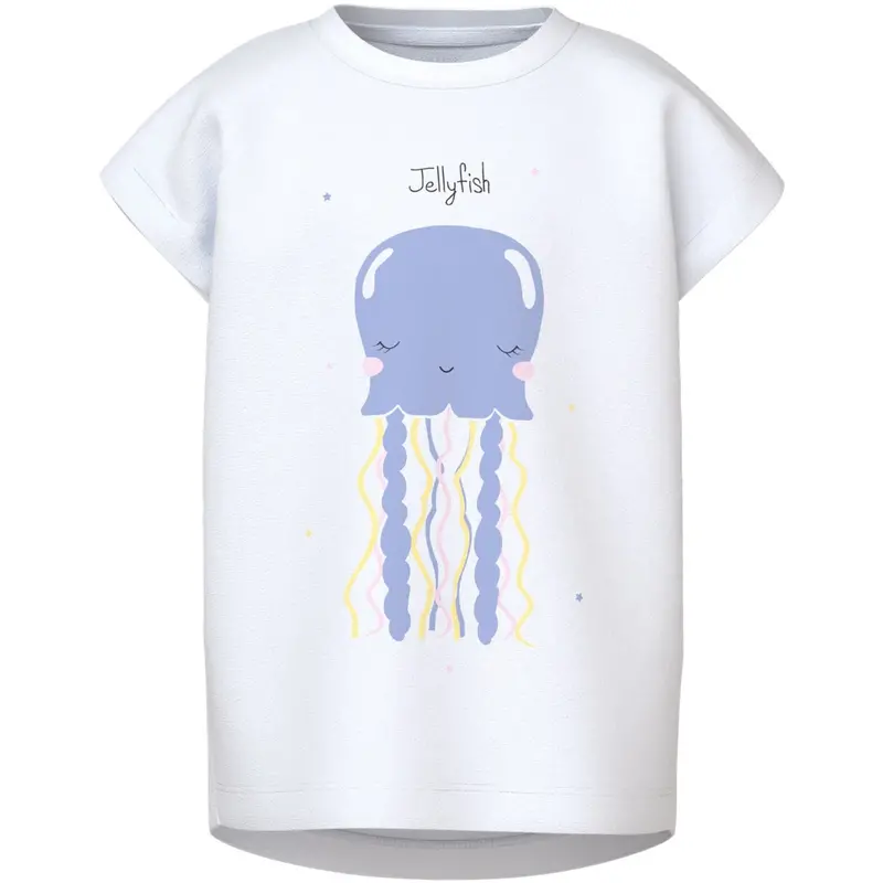 Name It Bright White Jellyfish Violet Capsl T-Shirt 1