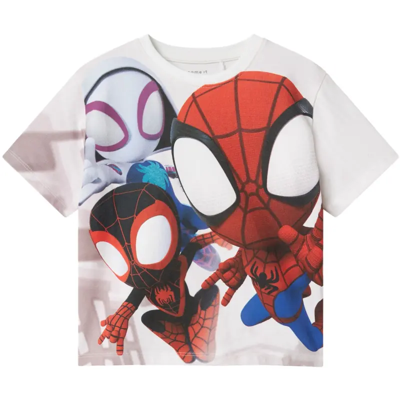 Name It Bright White Mario Spidey Regular T-Shirt 1