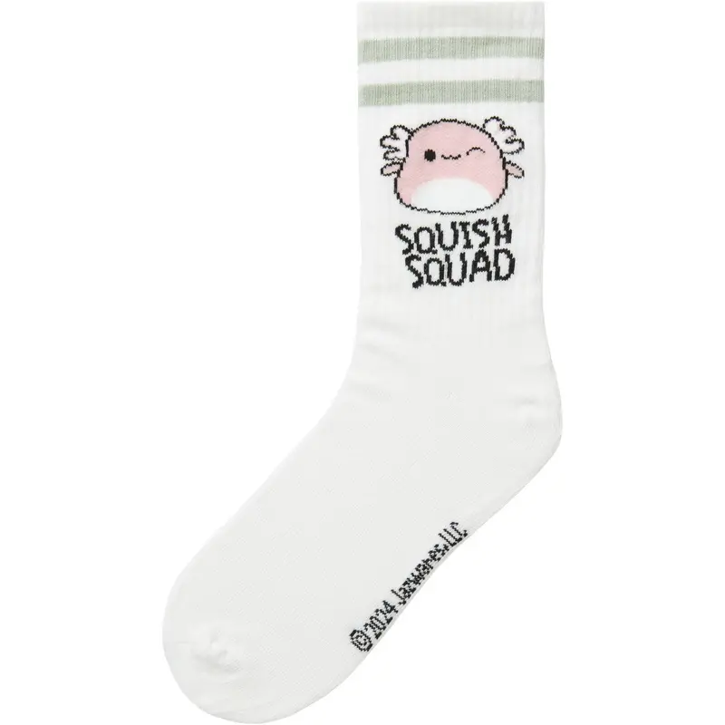 Name It Bright White Momsa Squishmallows Tennis Socks 1