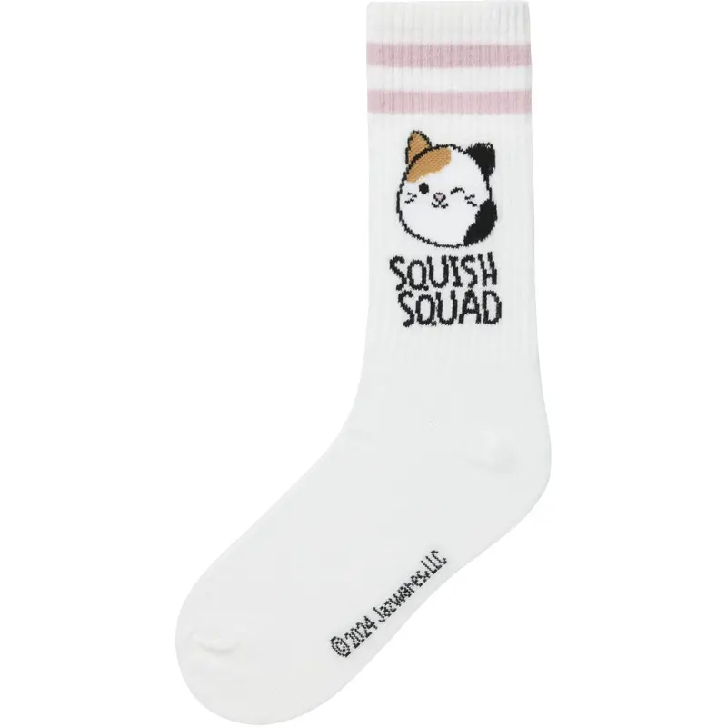 Name It Bright White Momsa Squishmallows Tennis Socks 1