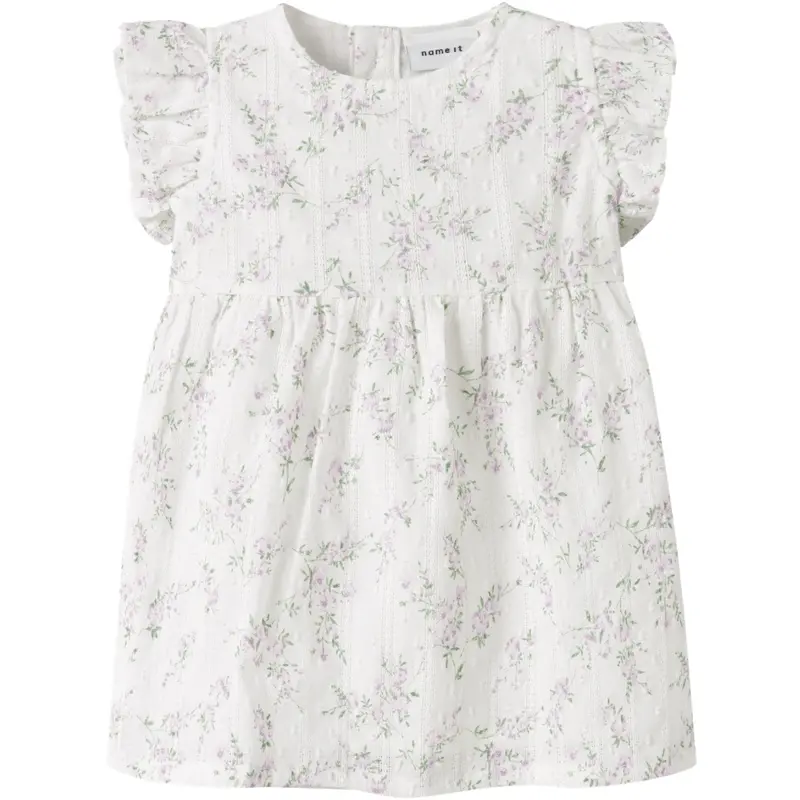 Name It Bright White Nbffriting Capsl Dress 1
