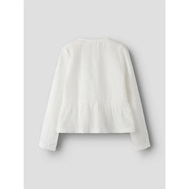 Name It Bright White Nkfkarlina Ls Shirt 2