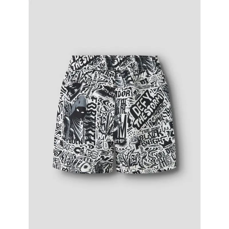 Name It Bright White Nkmmarki Fortnite Swimshorts Bfu 2