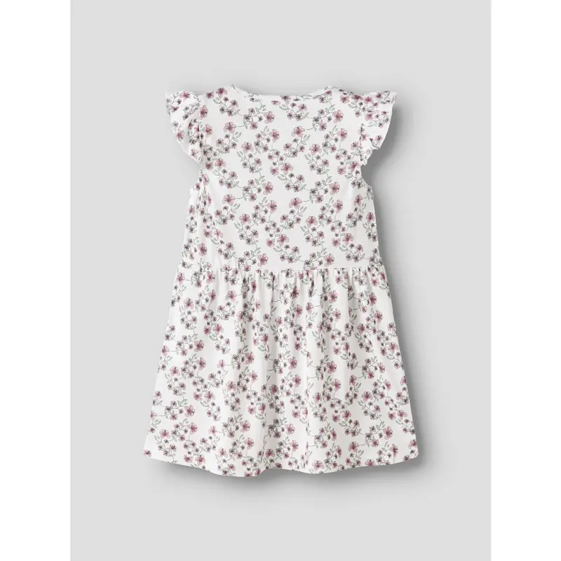 Name It Bright White Nmfhailedo Cap Sl Dress 2