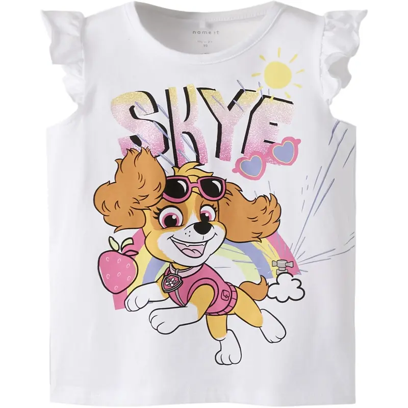 Name It Bright White Nmfmaria Paw Capsl Top Box Cplg 1