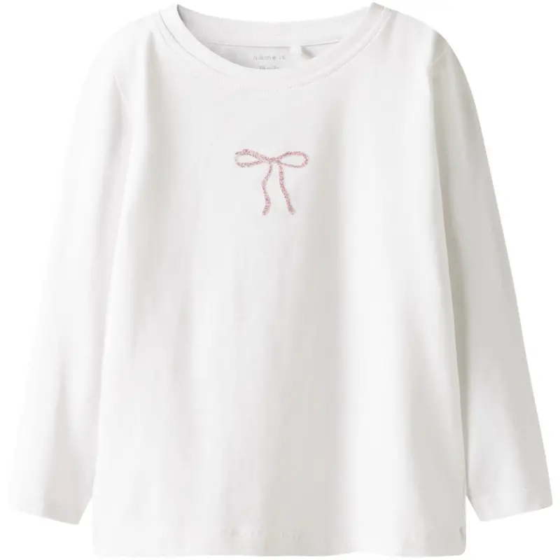 Name It Bright White Nmfrosita Ls Top Box 1