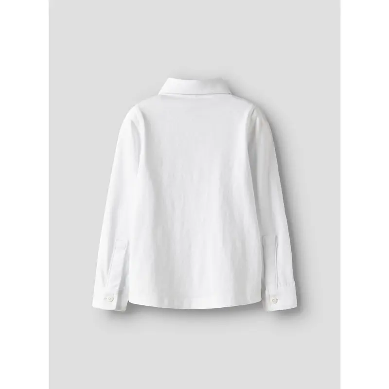Name It Bright White Nmmronalo Ls Jersey Shirt 2