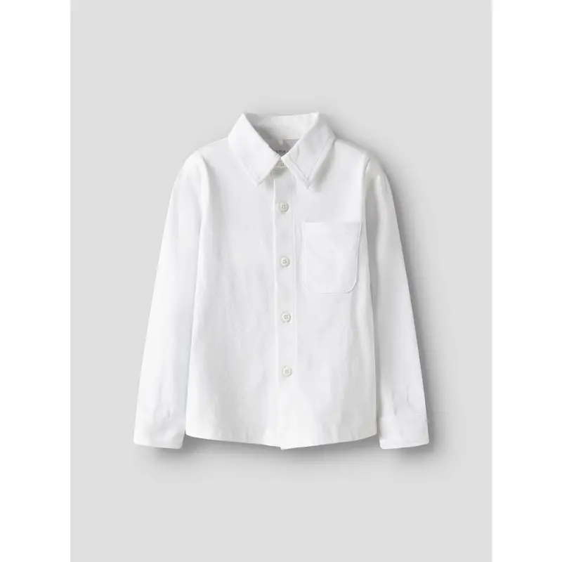 Name It Bright White Nmmronalo Ls Jersey Shirt 3