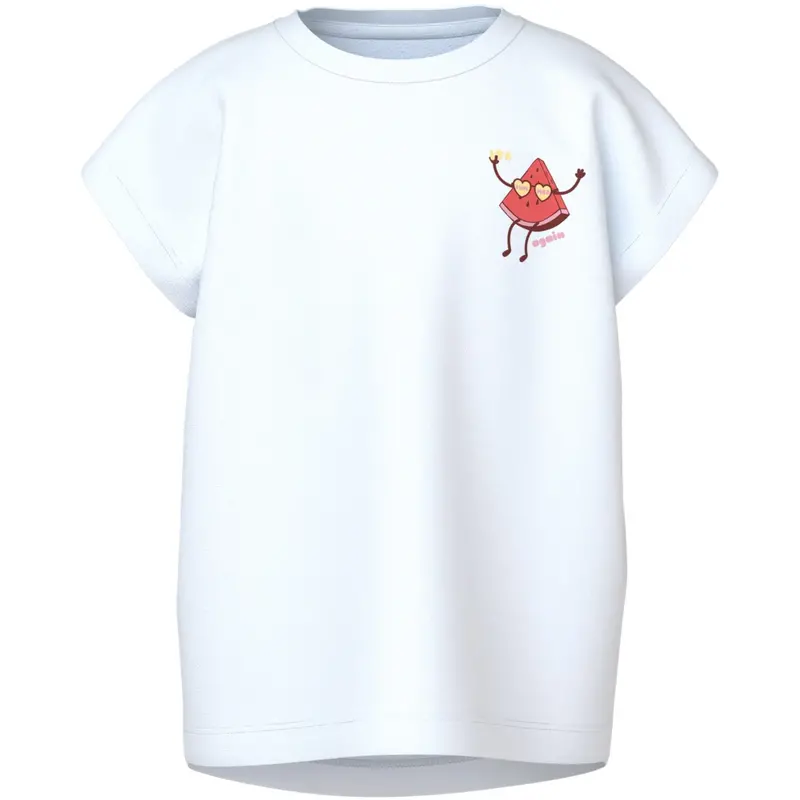 Name It Bright White Watermelon Varutti Capsl Loose T-Shirt 1