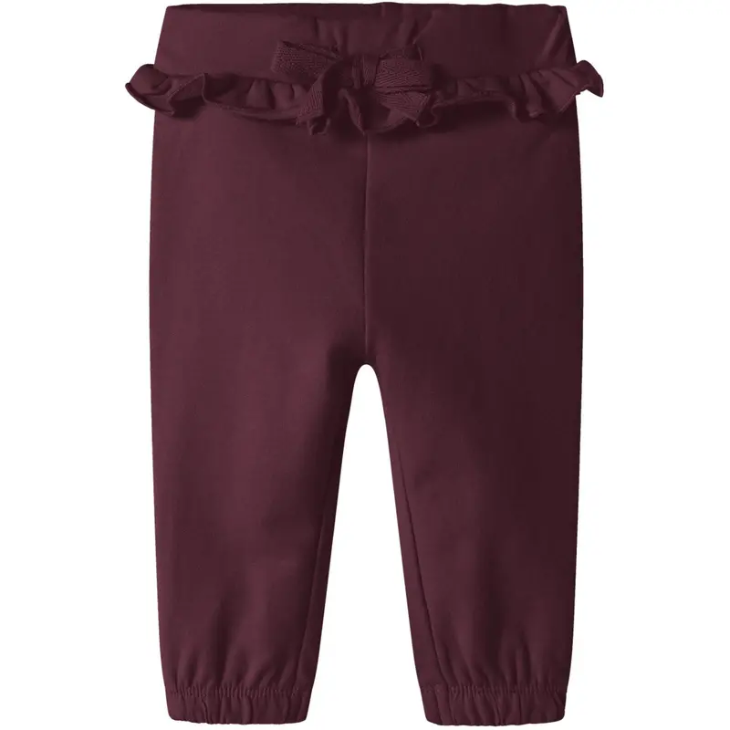 Name It Burgundy Nbfrowane Sweat Pants Bru 1