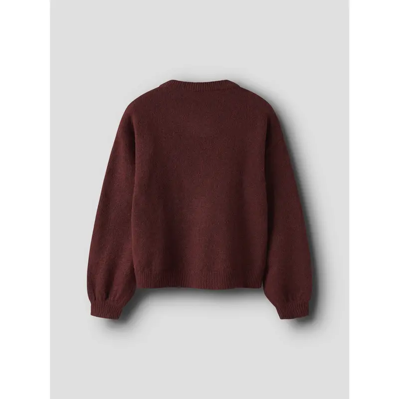 Name It Burgundy Nkfodessana Ls Knit 2