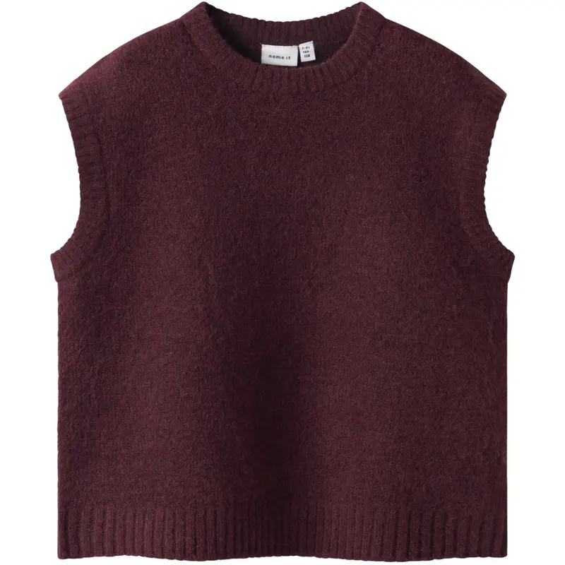 Name It Burgundy Nkfoneifyly Knit Vest 1