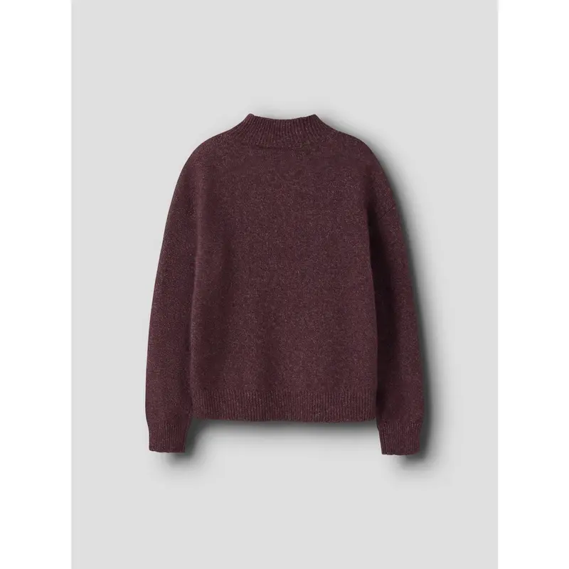 Name It Burgundy Nkfvemmie Ls Knit 2