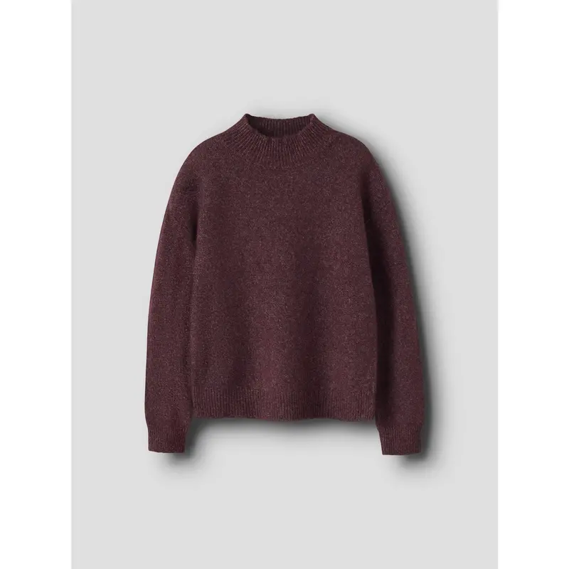 Name It Burgundy Nkfvemmie Ls Knit 3