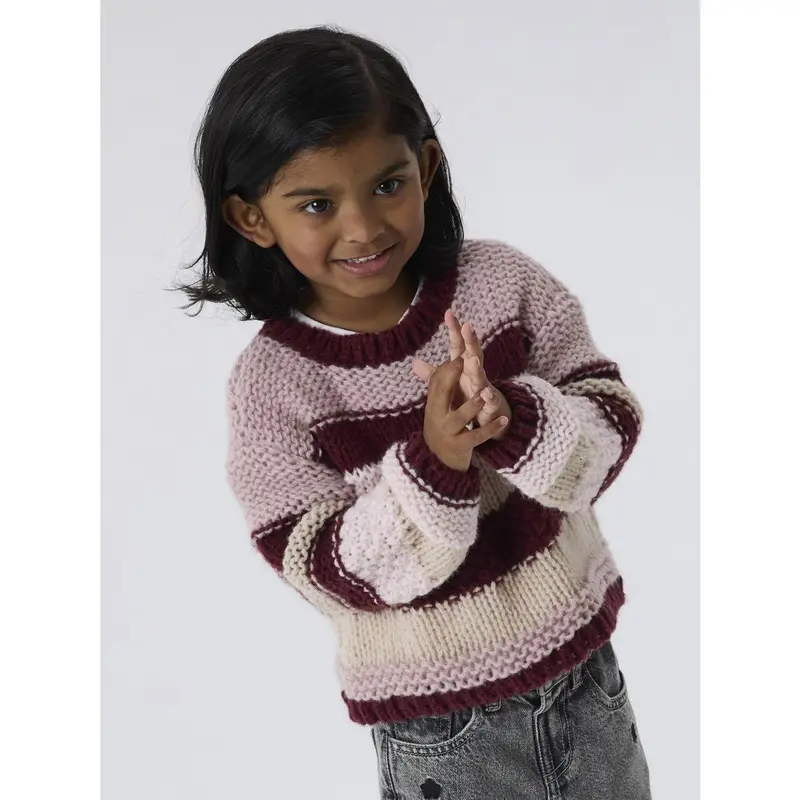 Name It Burgundy Nmfoline Ls Knit 4