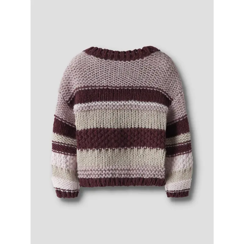 Name It Burgundy Nmfoline Ls Knit 5