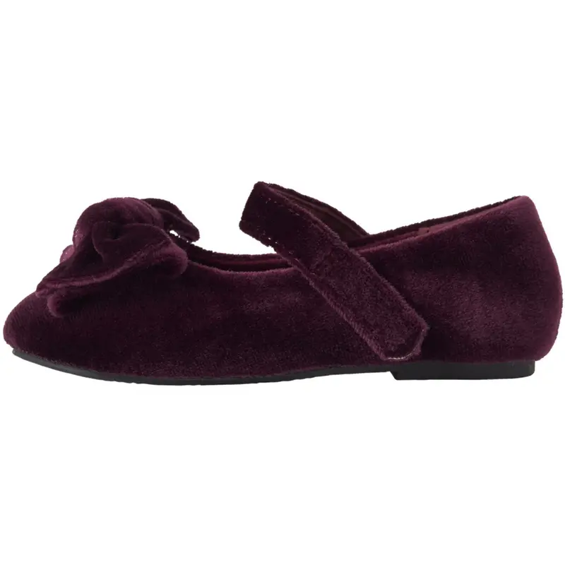 Name It Burgundy Nmfriva Ballerina Shoe 1