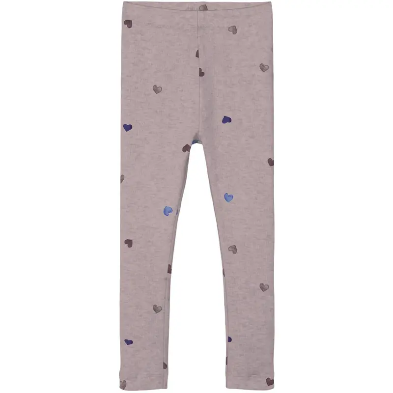 Name It Burnished Lilac Hearts Nmfnutti Leggings Noos 1