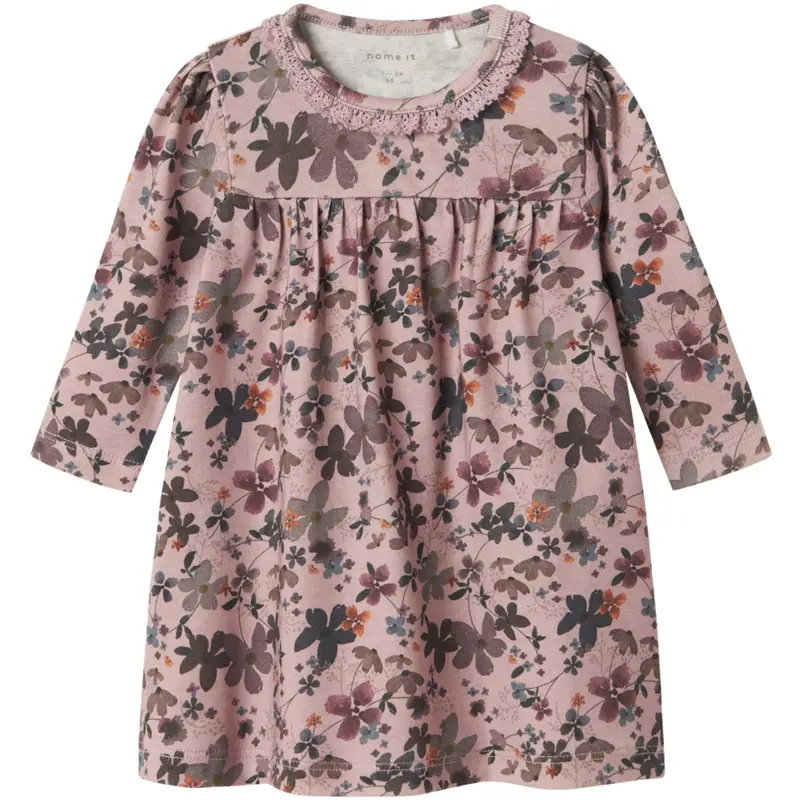 Name It Burnished Lilac Nbfnaline Ls Dress 1
