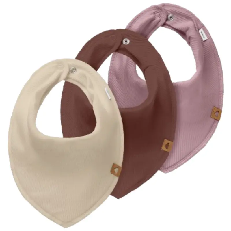 Name It Burnished Lilac Nbfyvette 3-Pack Rib Scarf Bib 1