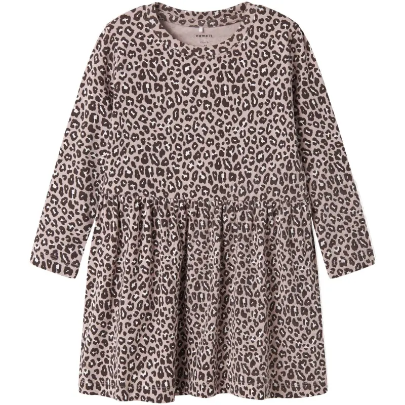 Name It Burnished Lilac Nmfleoana Ls Dress 1