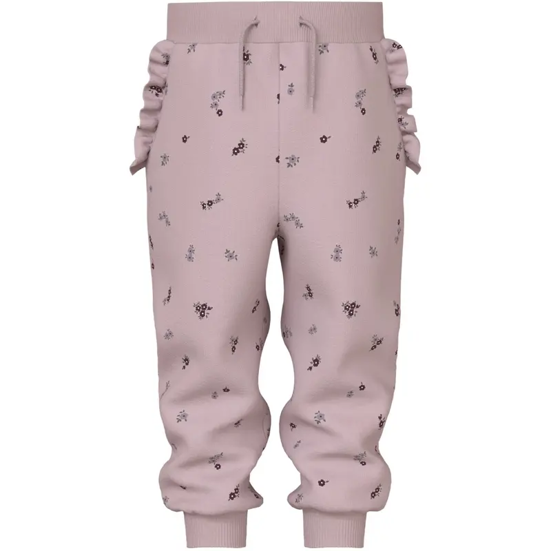Name It Burnished Lilac Nmflower Sweat Pants Bru 1