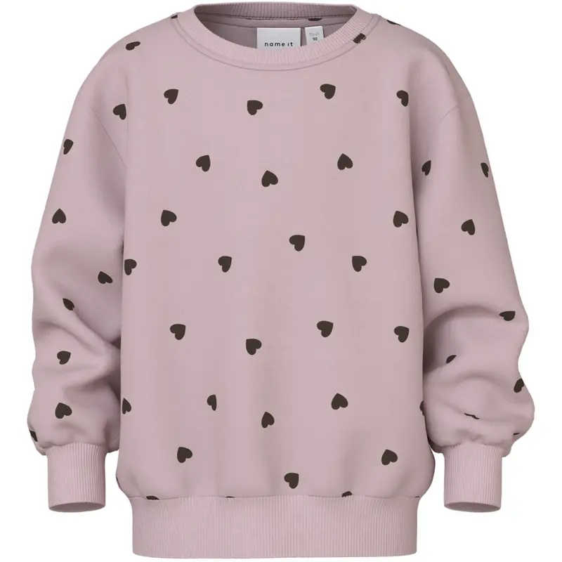 Name It Burnished Lilac Nmfneheart Nreg Sweat Bru 1