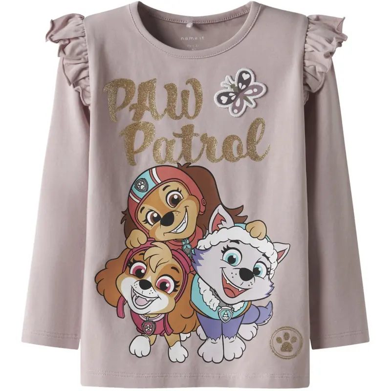 Name It Burnished Lilac Nmfsabine Paw Ls Top Box Cplg 1