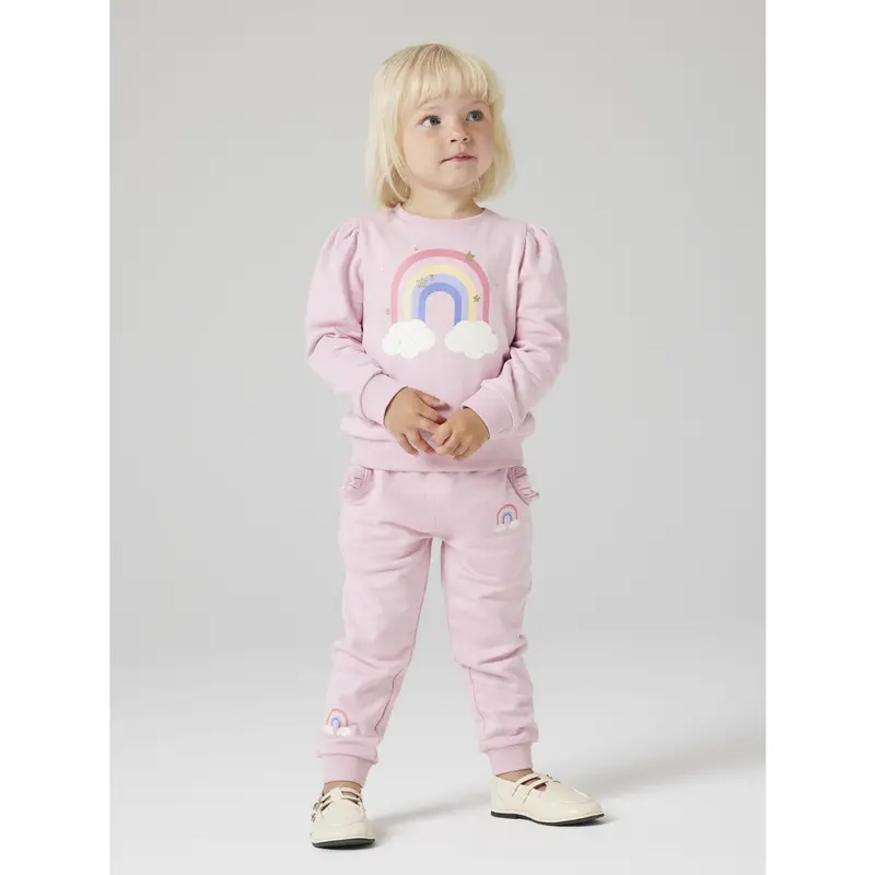 Name It Cameo Pink Nmflina Pants Swe Bru 2