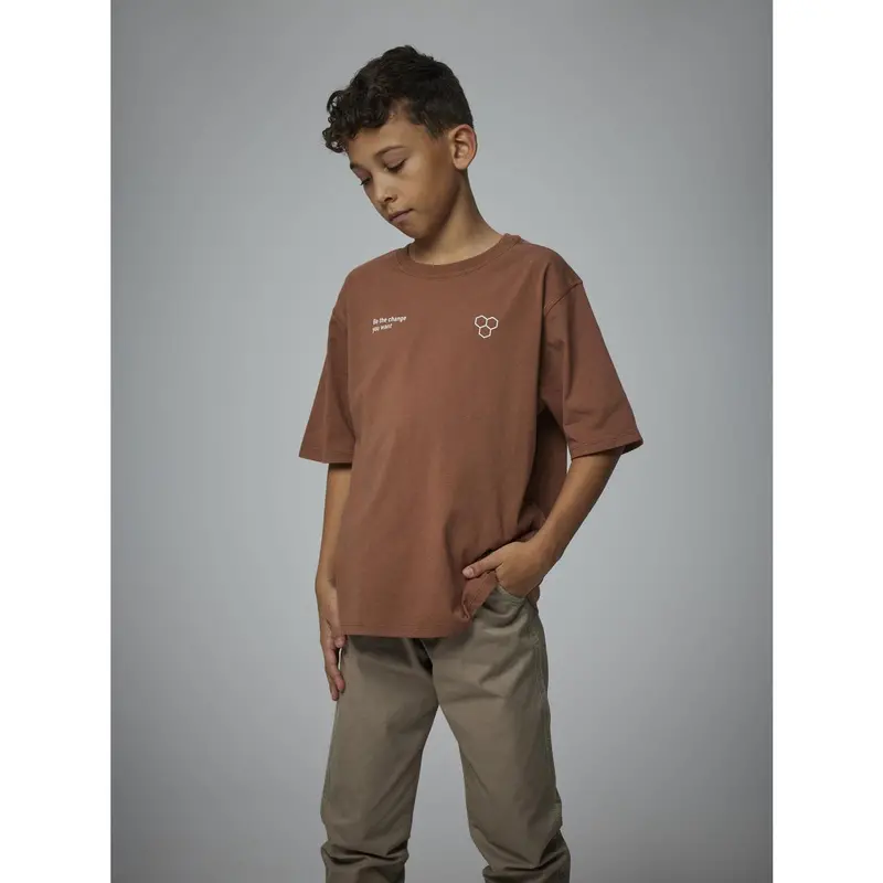 Name It Carob Brown Nkmoakley Ss Nreg Top Bf 2