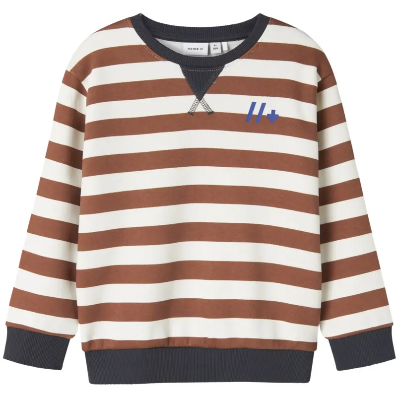 Name It Carob Brown Nmmovillo Ls Nreg Swe Bru Bf 1