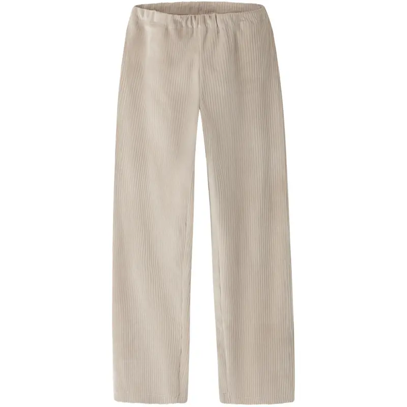 Name It Cement Nkfveloa Velvet Pants 1