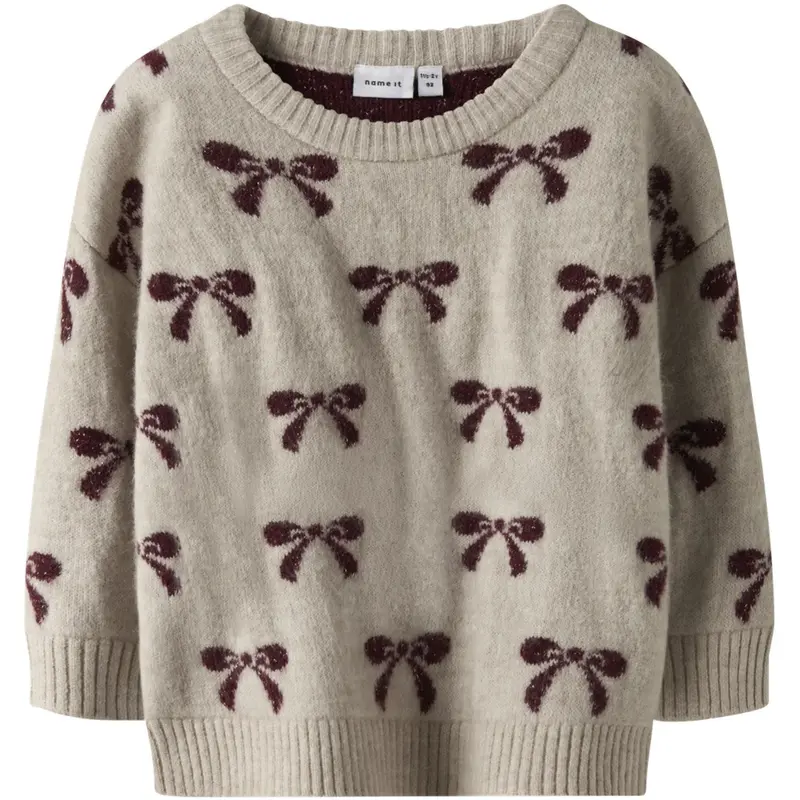 Name It Cement Nmfsenya Ls Knit 1