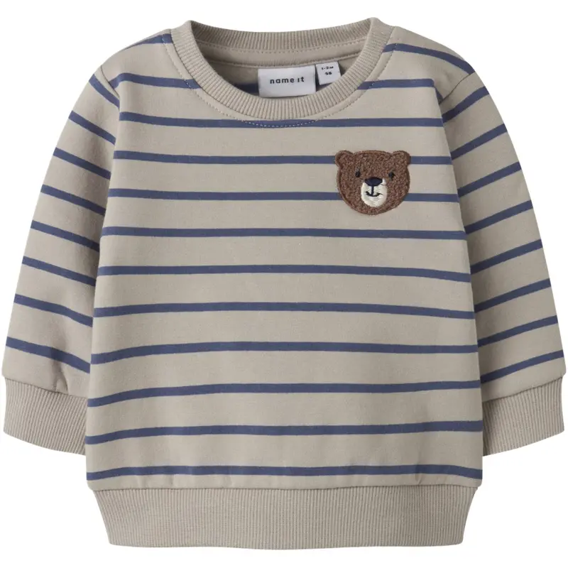 Name It Chateau Gray Nbmdaddel Ls Sweat Unb 1