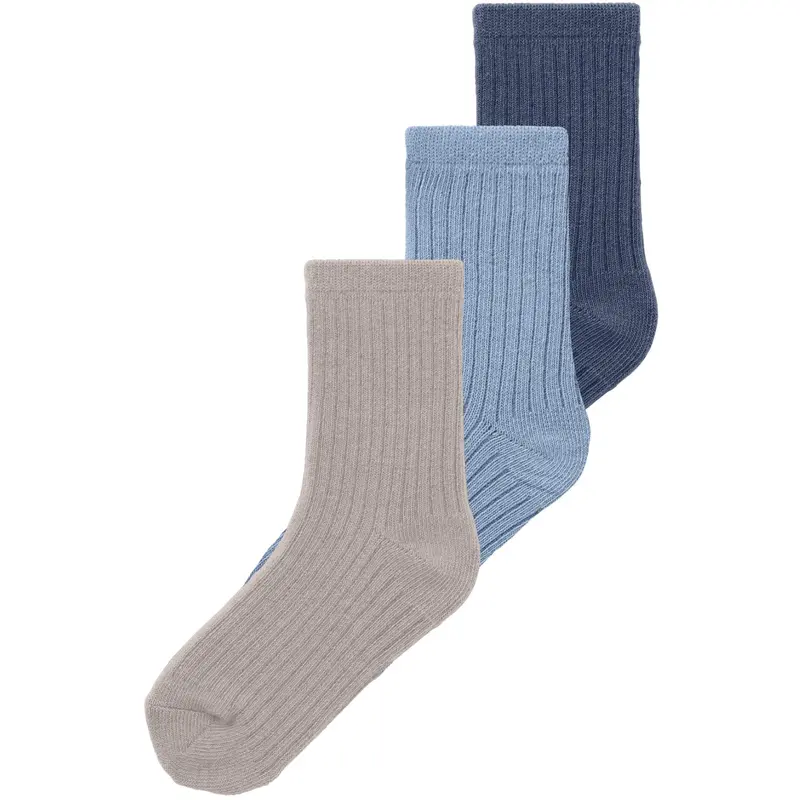 Name It Chateau Gray Nmmnobbu 3P Socks 1