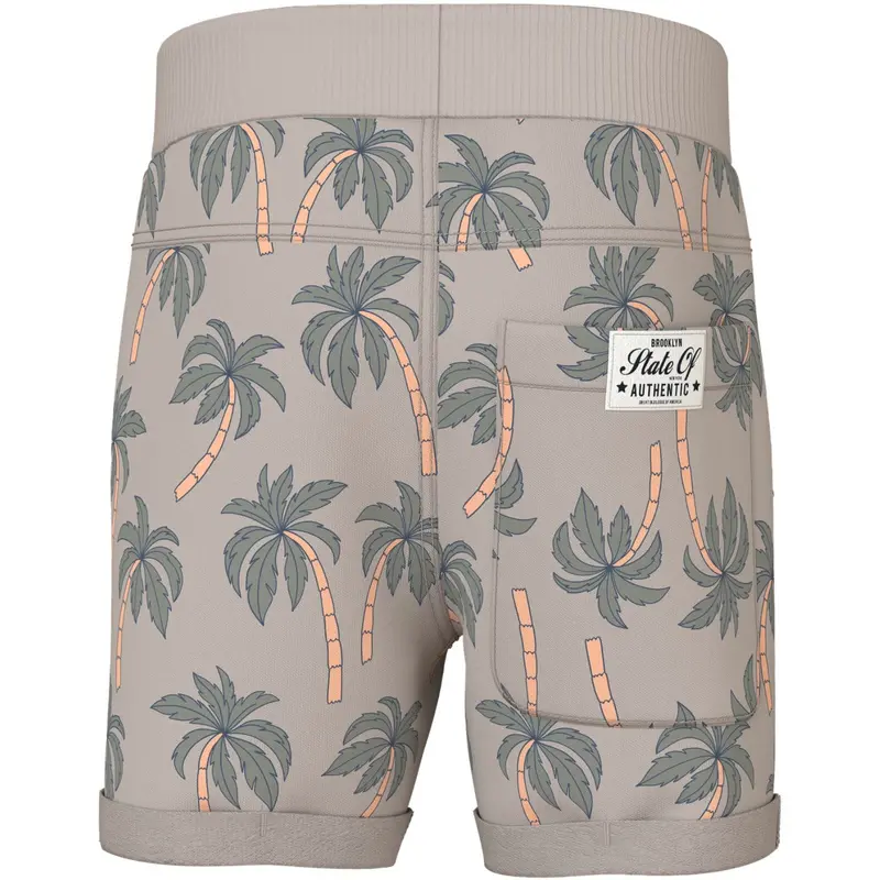 Name It Chateau Gray Palms Nmmvermo Aop Long Swe Shorts Unb 3