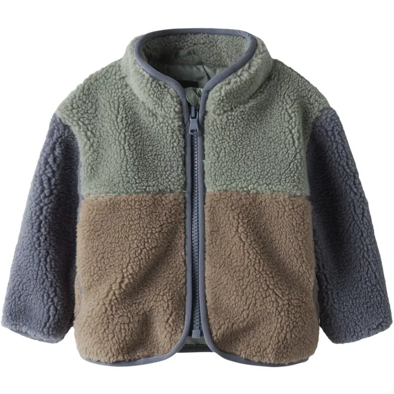 Name It Chinois Green Nbmmimba Sherpa Jacket 1