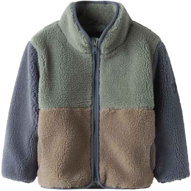 Name It Chinois Green Nmmmimba Sherpa Jacket 1