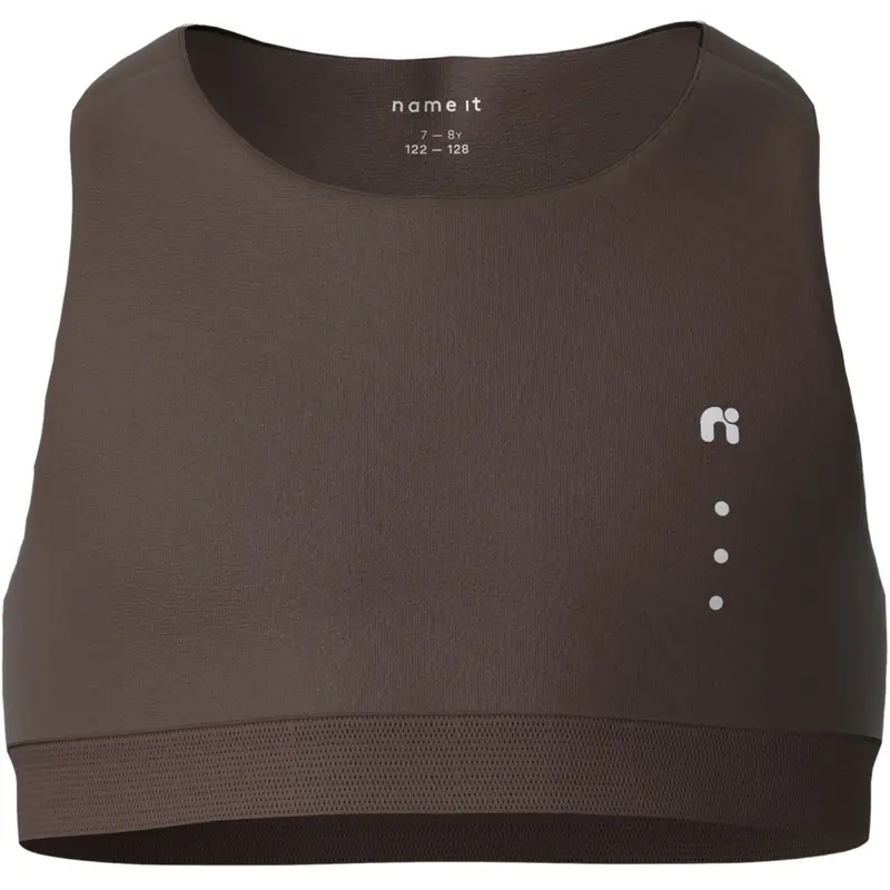 Name It Chocolate Martini Nkfdiana Sl Cropped Slim Top 1