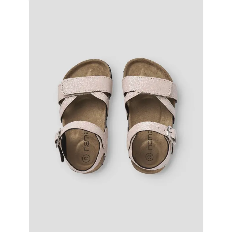 Name It Cloud Dancer Glitter Nmffiona Sandal 4