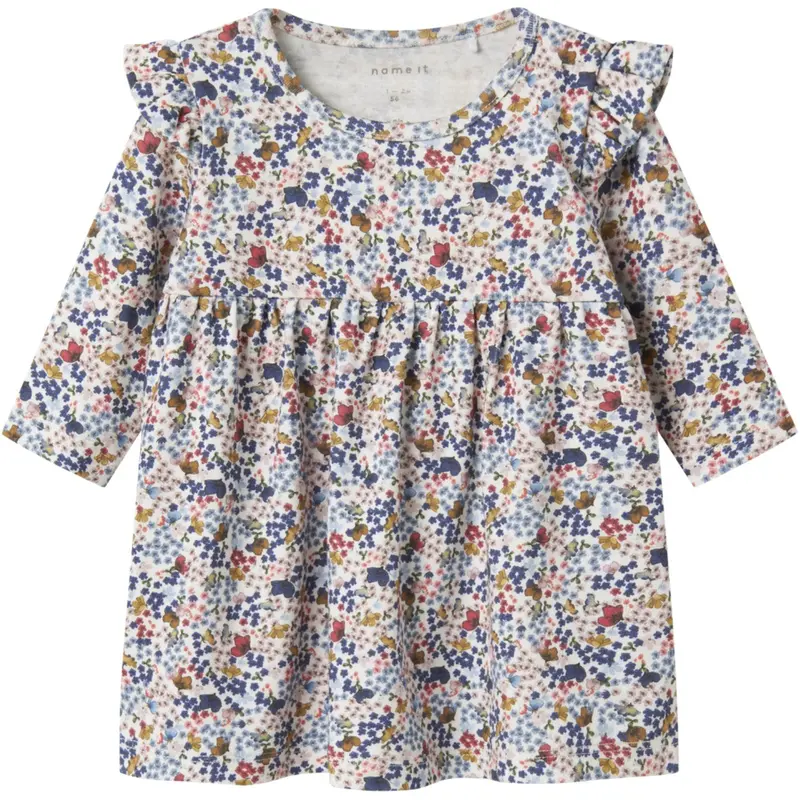 Name It Cloud Dancer Nbfkorra Ls Dress 1